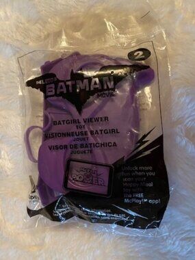 2/$30 McDONALD'S The LEGO Batman Movie Batgirl Viewer 2017 Happy Meal Toy No 2